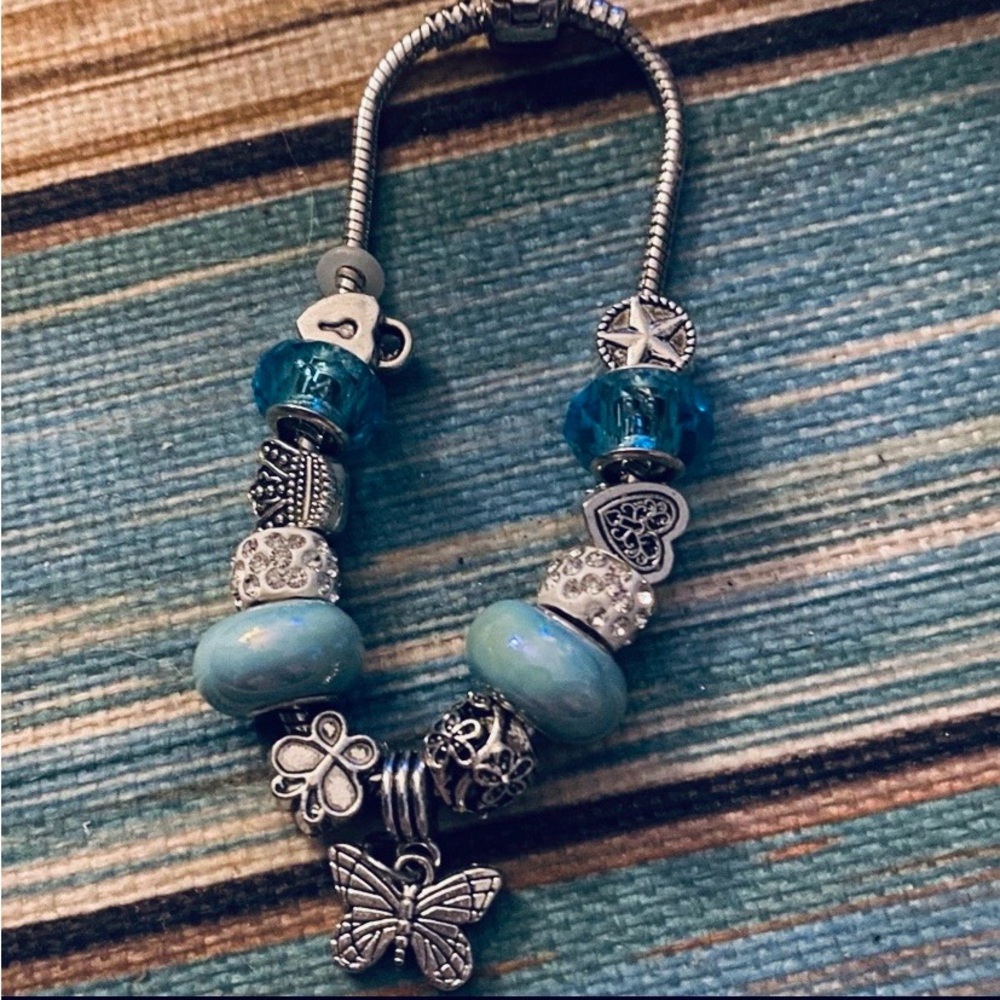 New Bead and charm bracelet